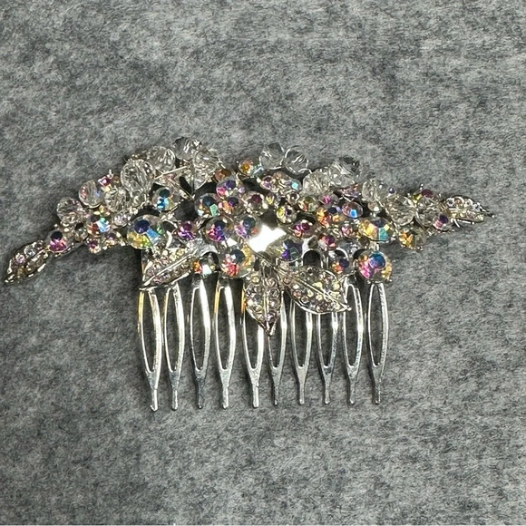 Crystal Rhinestone Formal Hair Comb - Picture 8 of 8